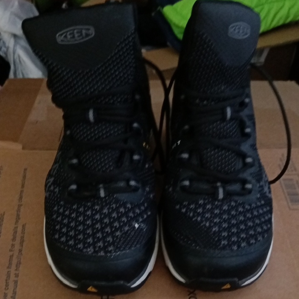 Keen Black and White Men's Hiking Boots